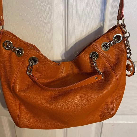 Michael Kors orange burnt purse - Picture 1 of 11